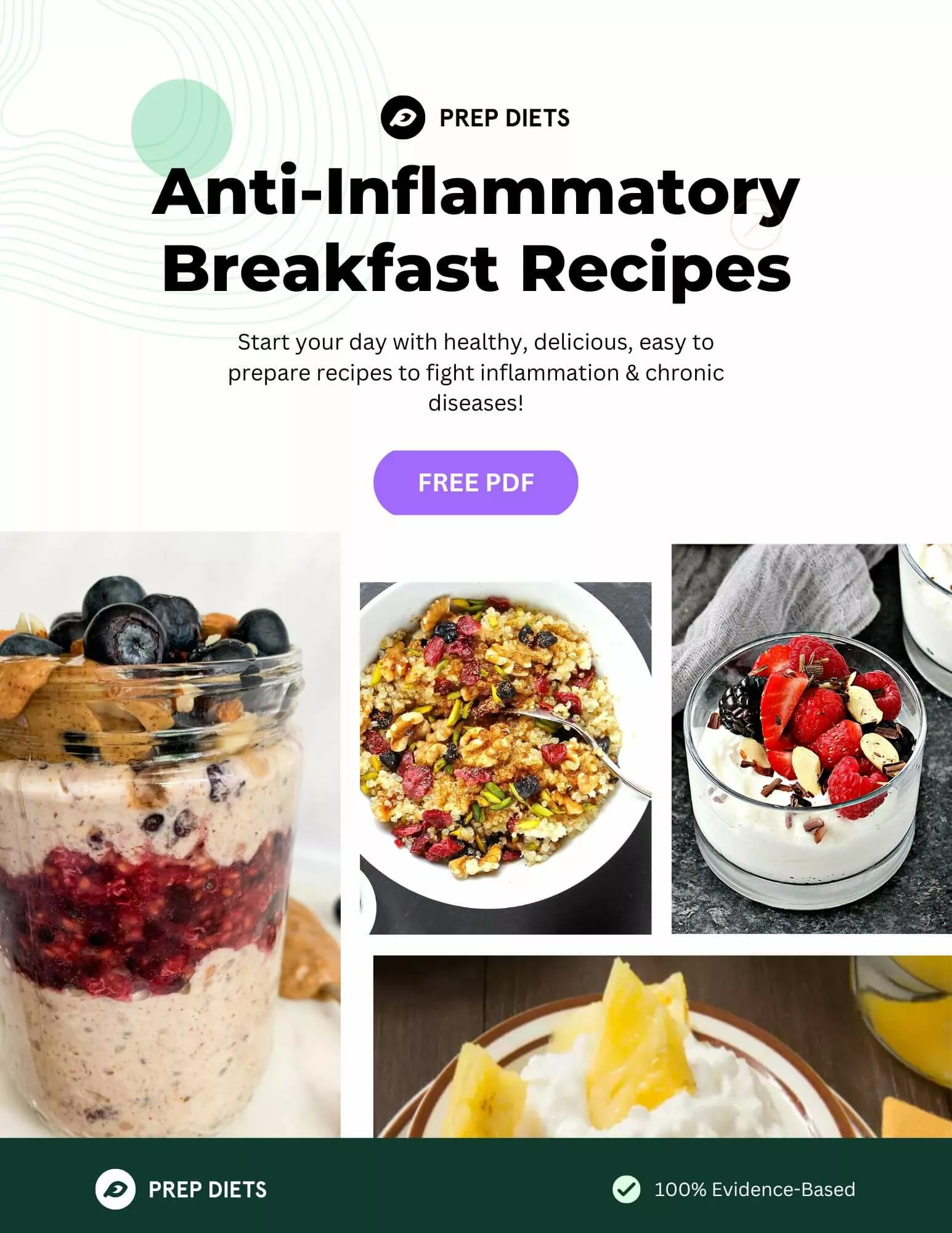 Free Anti-Inflammatory Breakfast Recipes Book